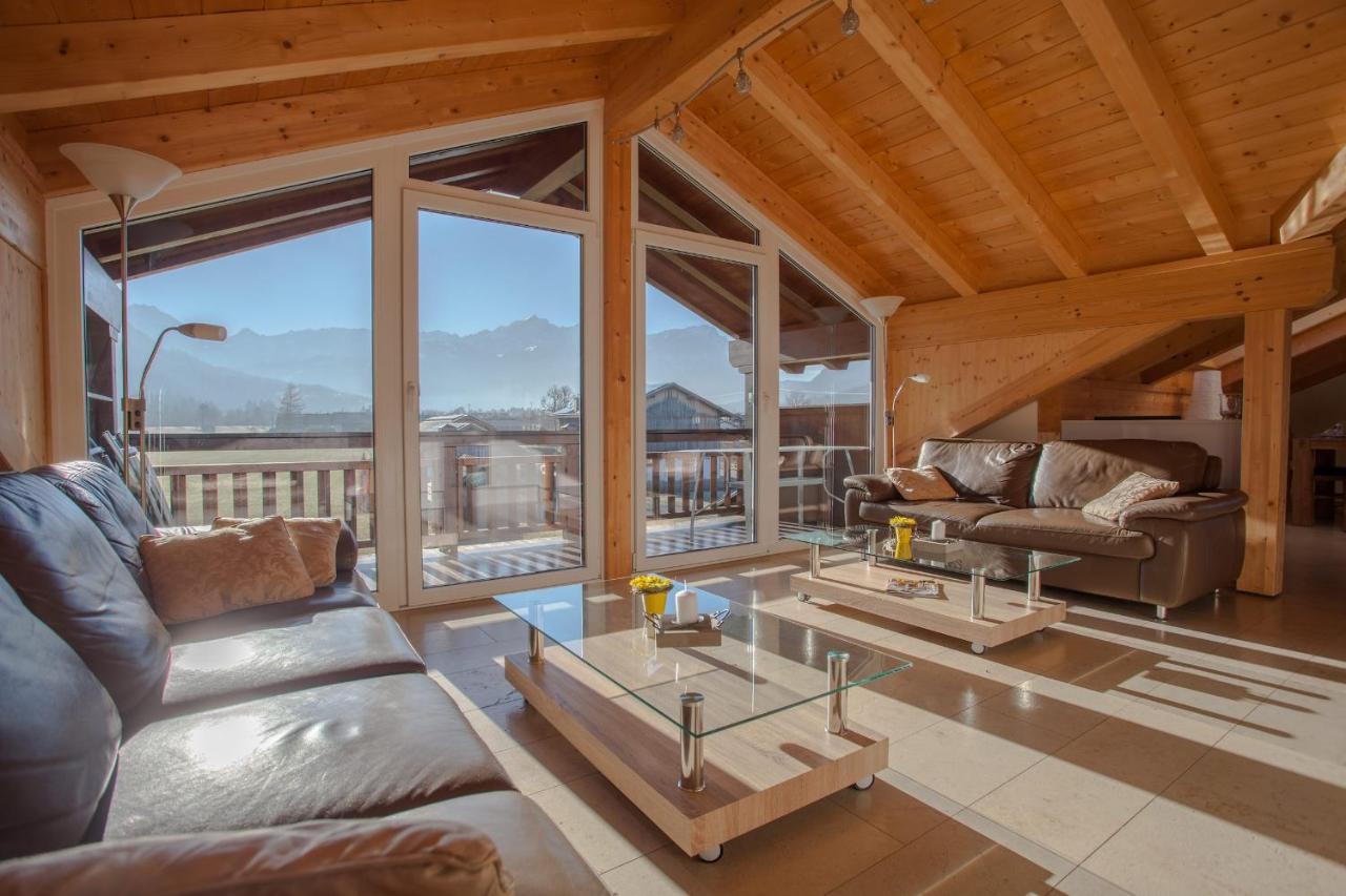 Ferienwohnung Rundblick Farchant Exterior foto